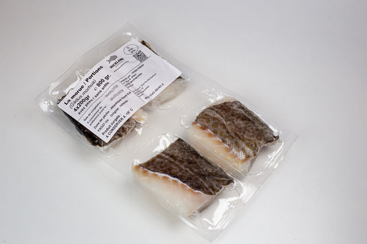 Pavés de morue légèrement salée (Bacalhau) congelés