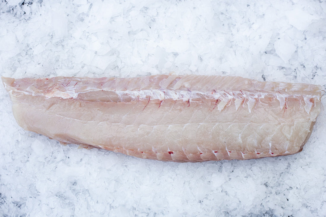 Dos de lieu noir d'Islande, sauce crème et moutarde