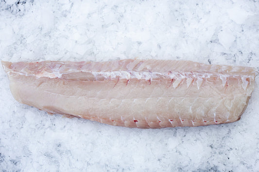 Dos de lieu noir d'Islande, sauce crème et moutarde
