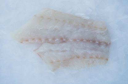 Cabillaud (Gadus morhua) Portion de Filet Sans peau