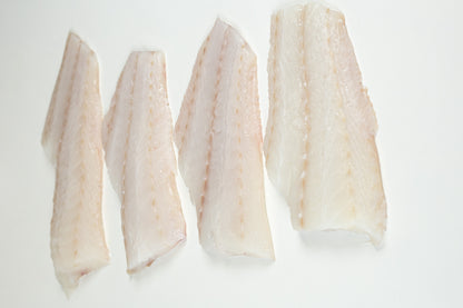 Cabillaud (Gadus morhua) Portion de Filet Sans peau