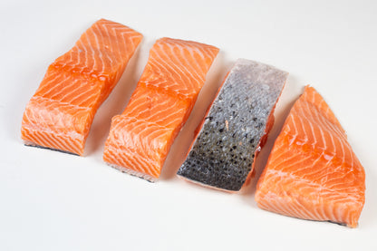 Saumon (Salmo salar) Portion avec peau