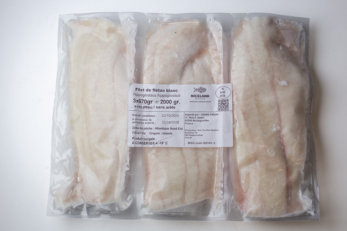 Filet de flétan - congelé