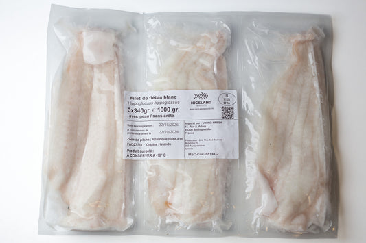 Filet de flétan - congelé