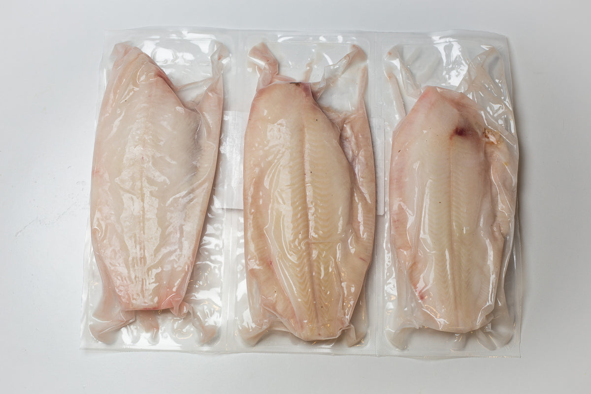 Limande-Sole Sauvage d'Islande MSC – Prête à Cuire, Sans Peau (3 x 300 g / 900 g)