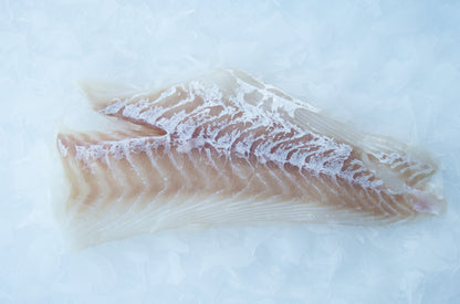 Cabillaud (Gadus morhua) Portion de Filet Sans peau