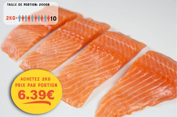 Salmon (Salmo salar) Skinless portion